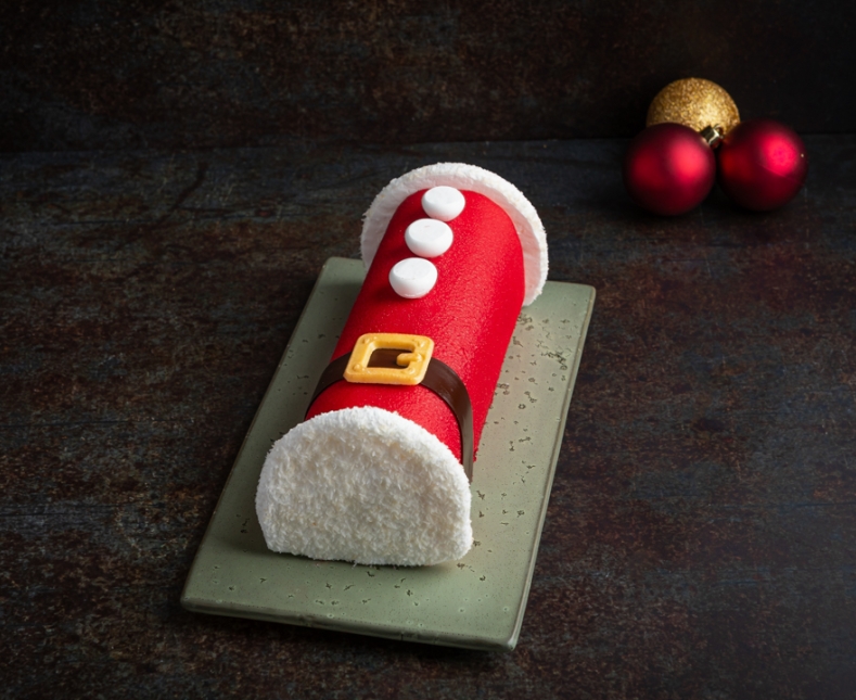 Kerstman ijsbûche