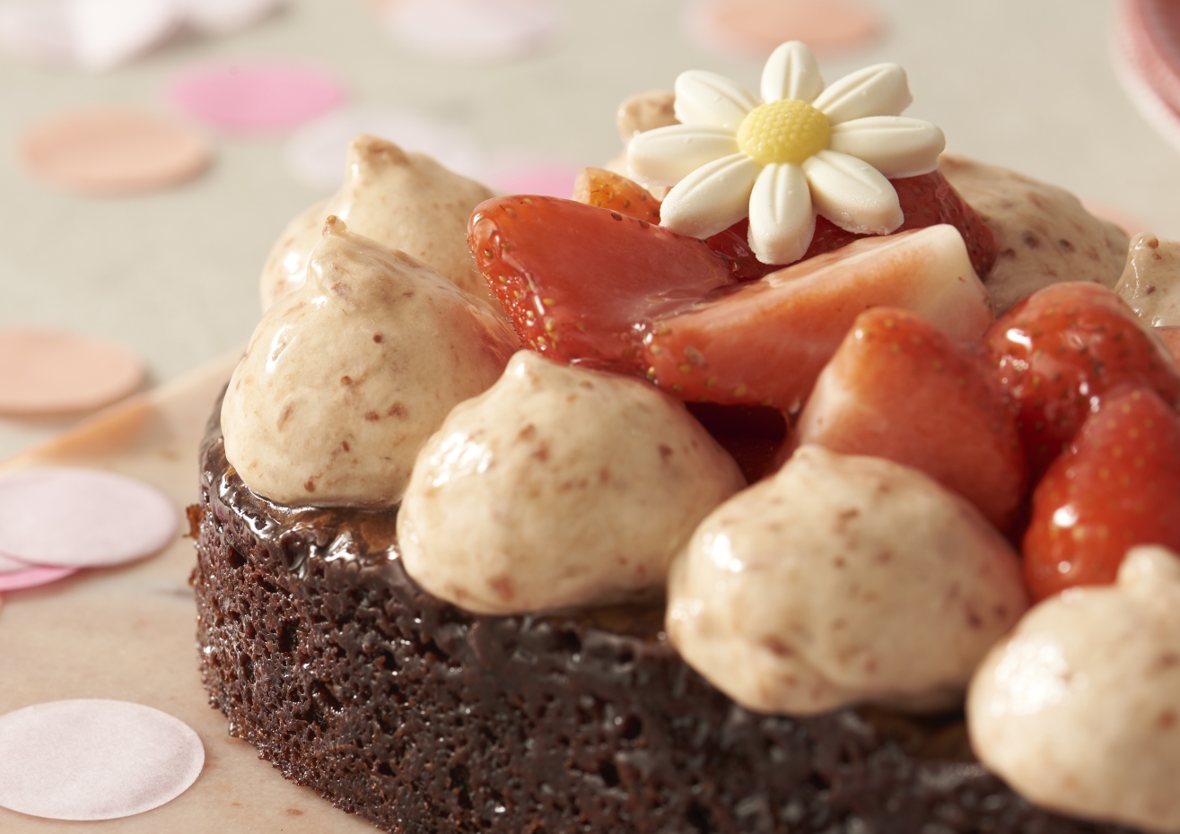 Brownie Aardbei Slof 2