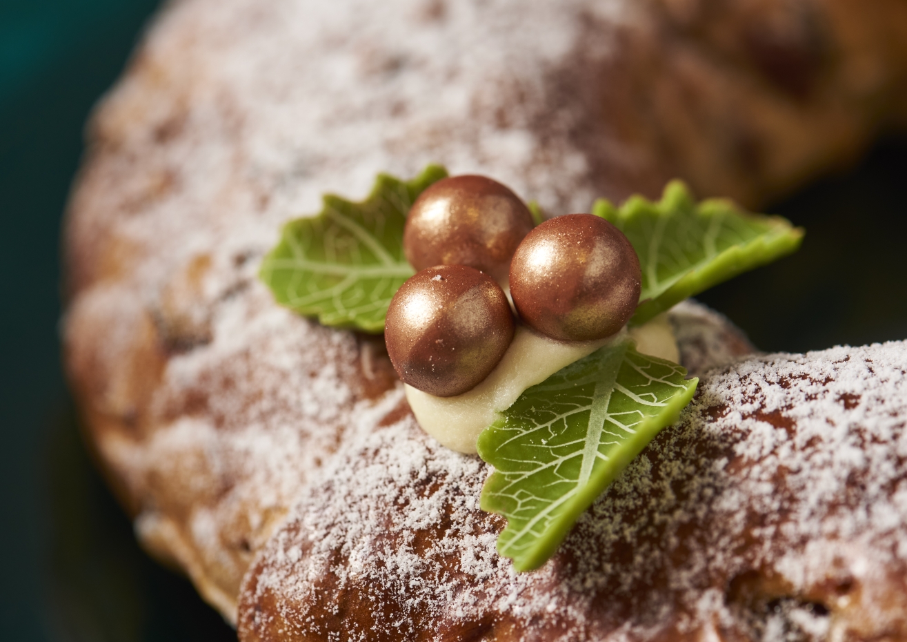 Roomboter kerststolkrans