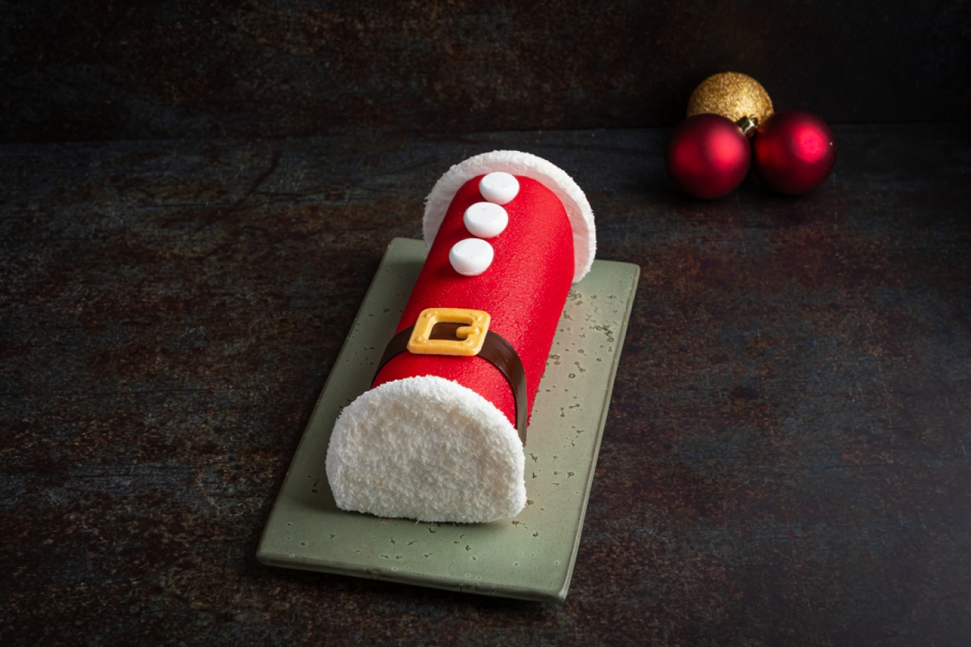 Kerstman ijsbûche