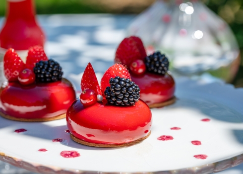 Rood fruit mousse